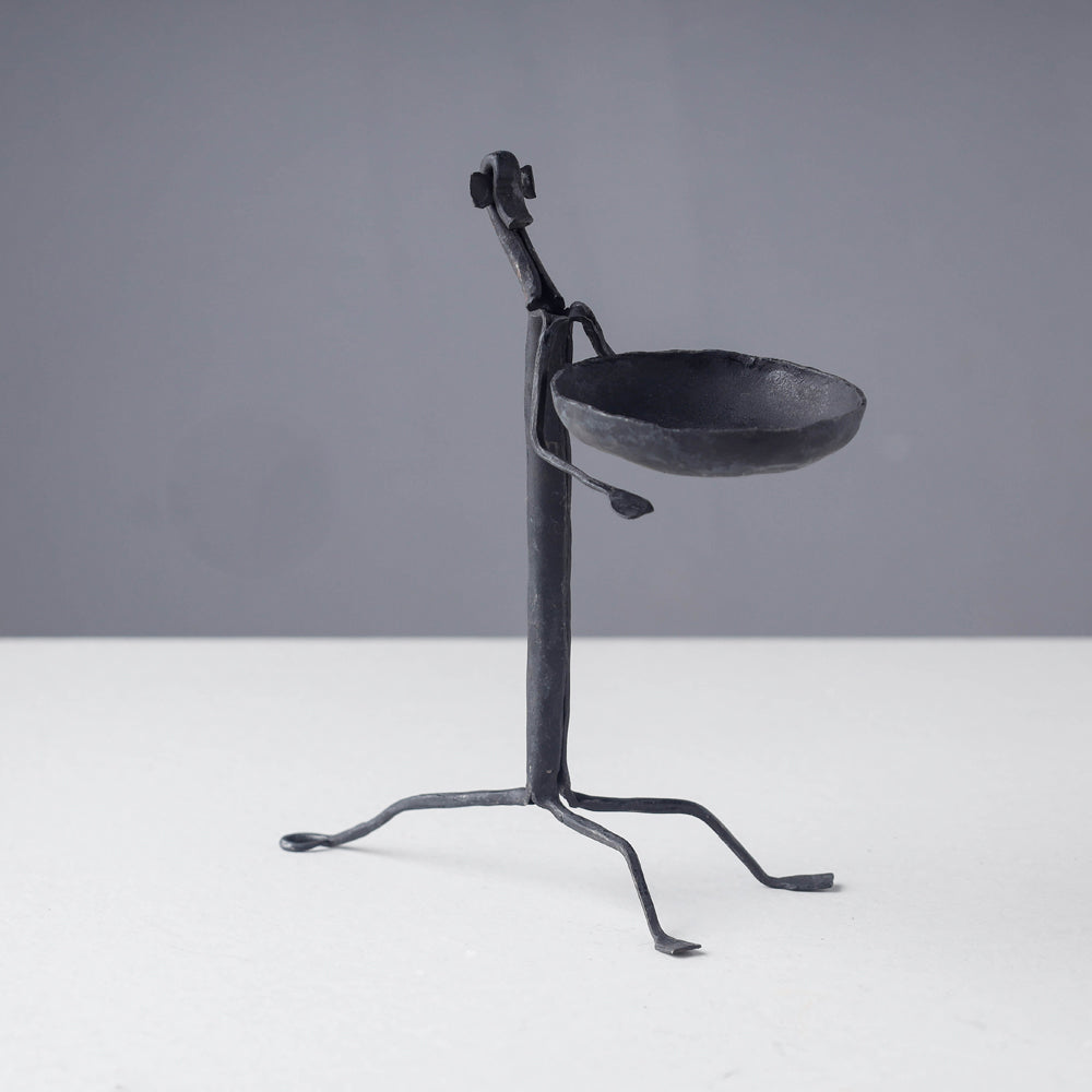 Bastar Tribal Wrought Iron Candle Stand Online in India 