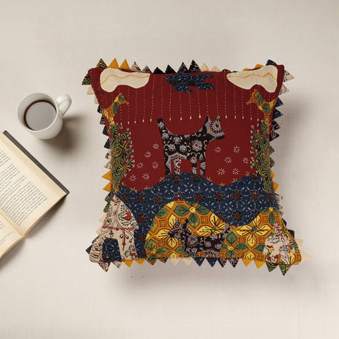 Applique work Cushion Cover