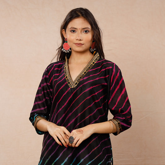 leheriya kurta 