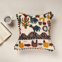 Applique Work Cushion Cover