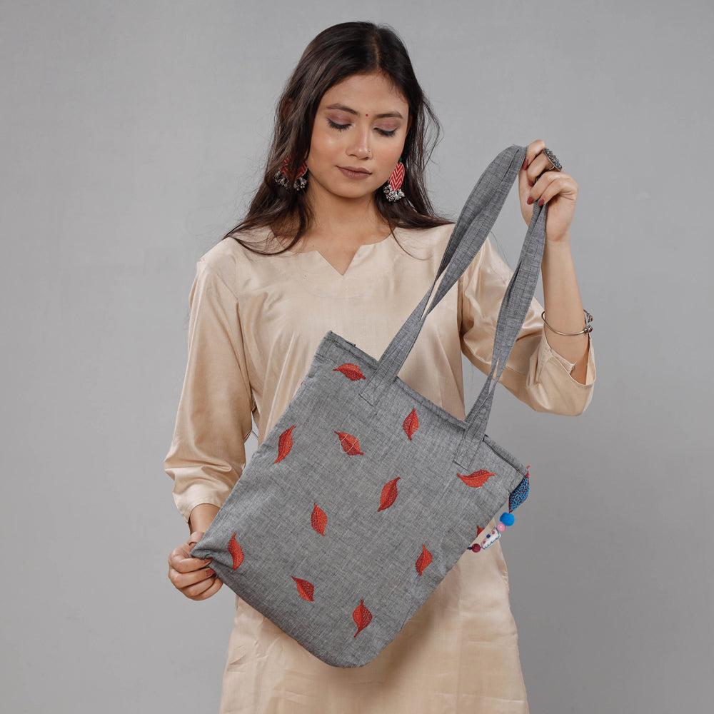 kantha tote bag