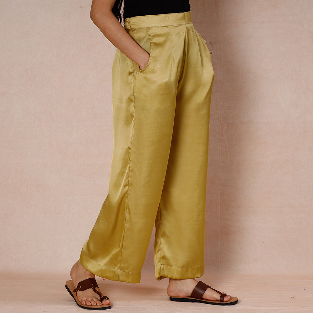  Pure Modal Silk Plain Palazzo 