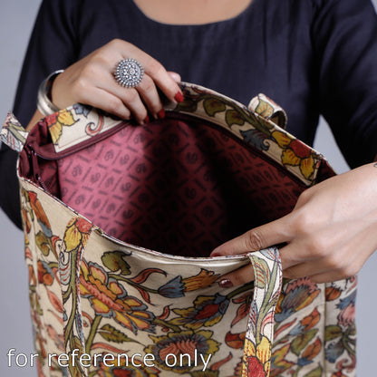 Shoulder Bag - Handpainted Kalamkari Natural Dyed Cotton