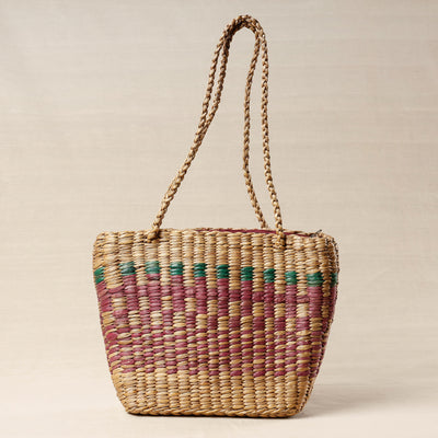 water hyacinth shoulder bag