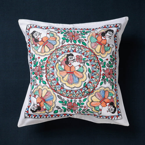 Madhubani Cushion Cover 