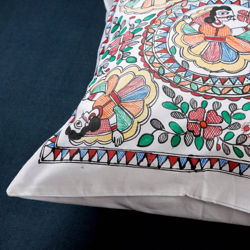 Madhubani Cushion Cover 