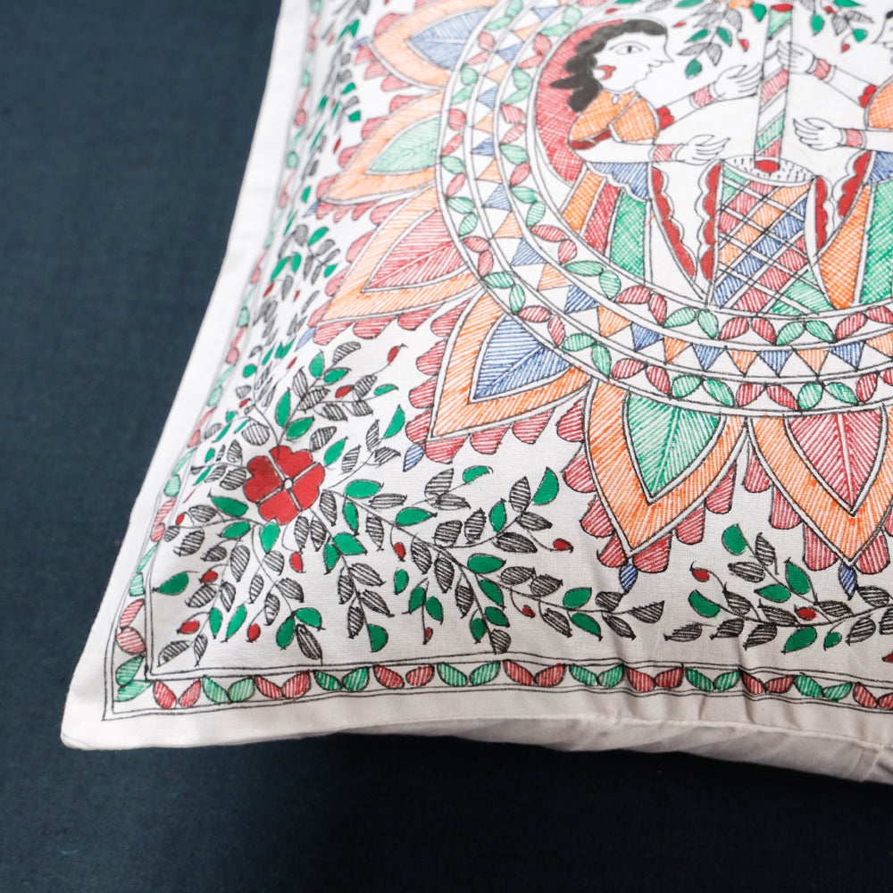 Madhubani Cushion Cover 