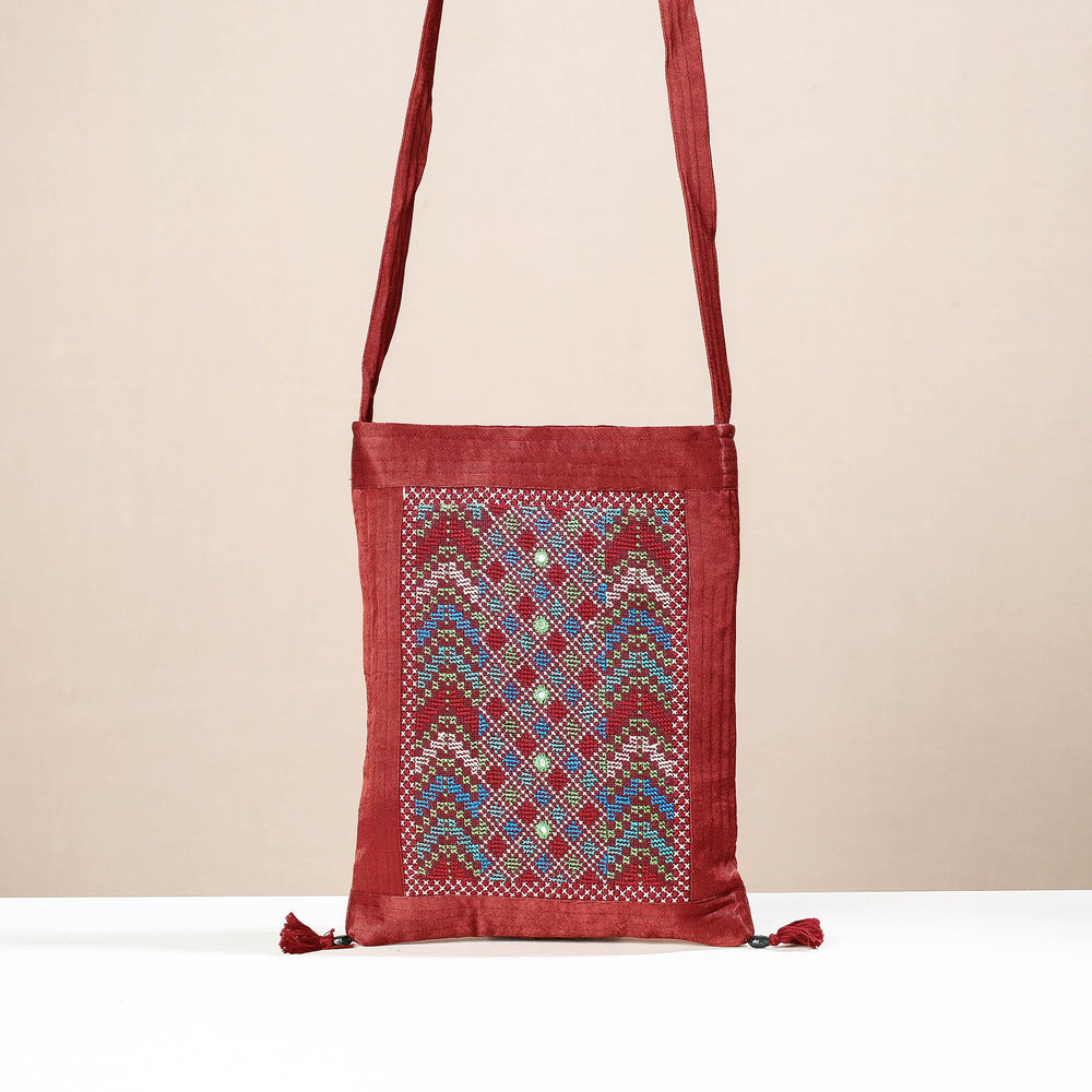 Embroidery Sling Bag
