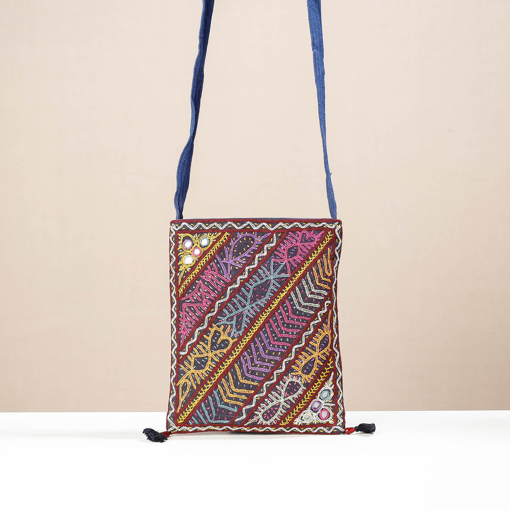 Embroidery Sling Bag
