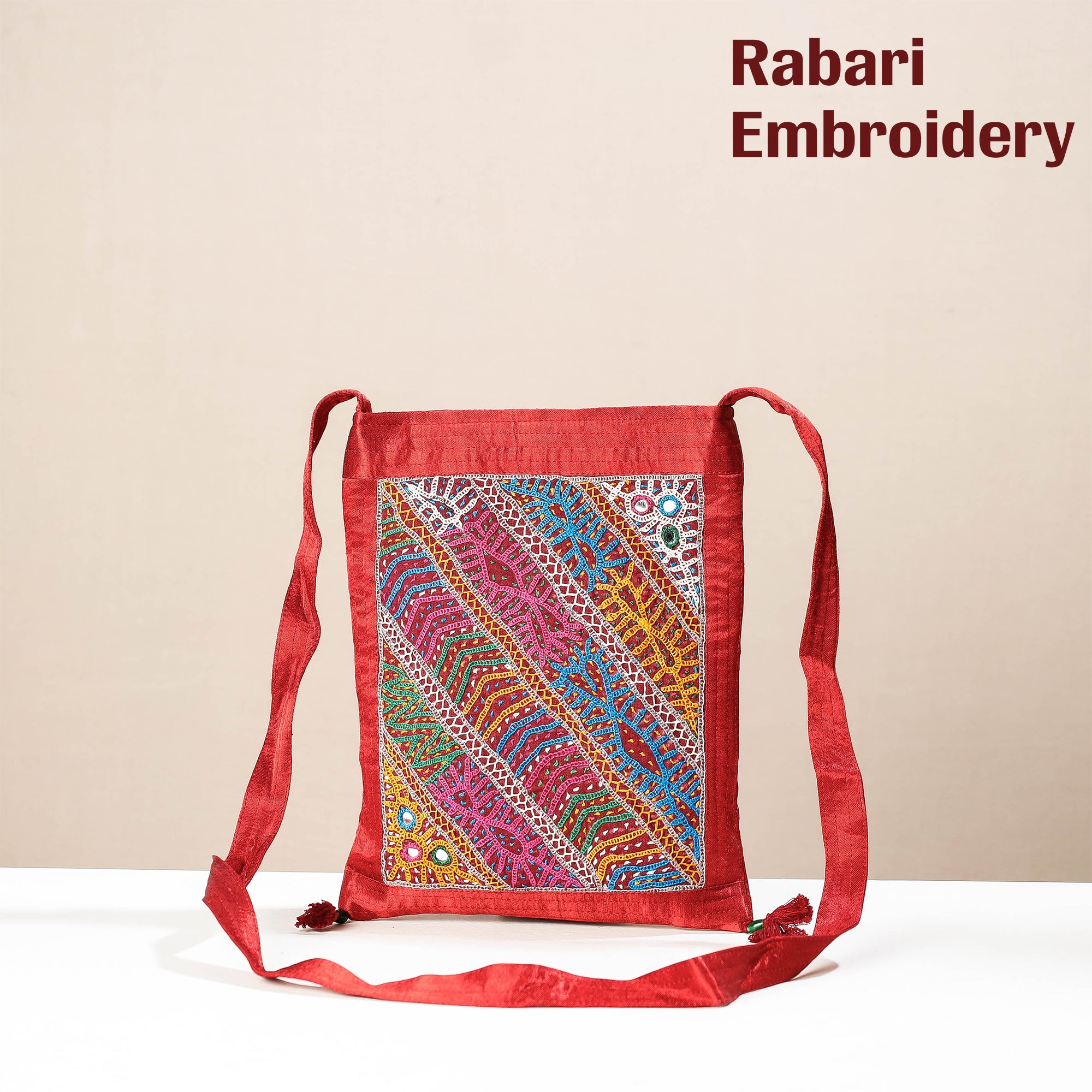 Buy The Living Craft Ethnic Kutch-Rabari Embroidered Women's Bag  Multi-Coloured TLCBG0212 at Amazon.in