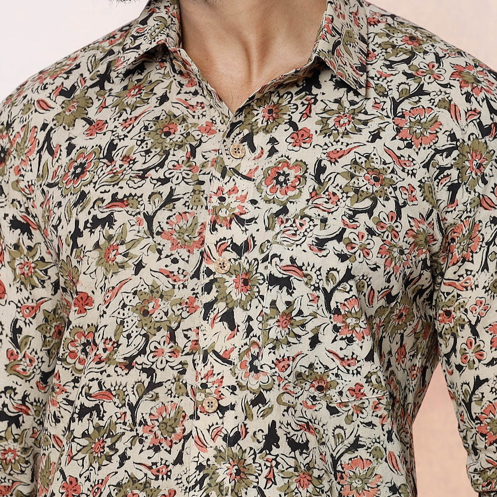 Block Printed Men Shirt