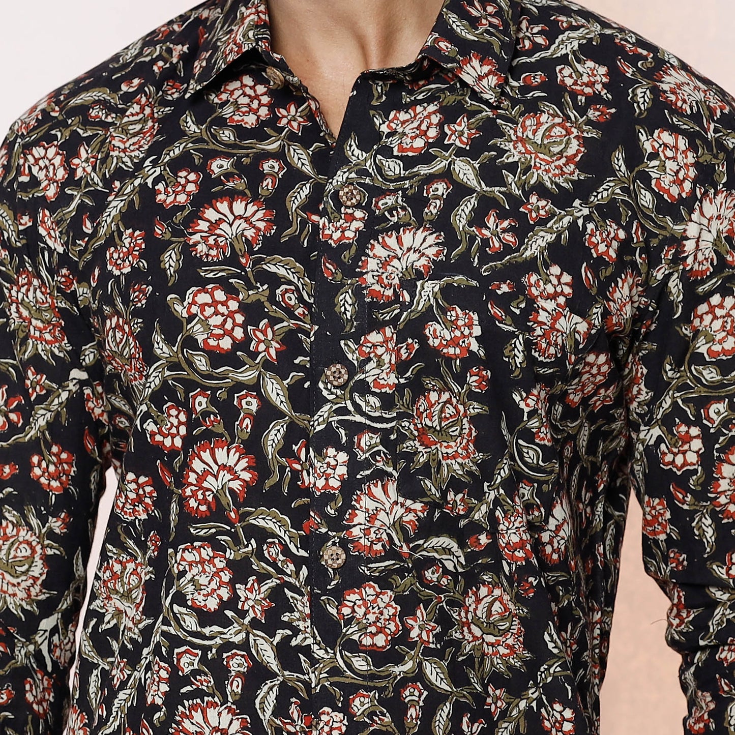 Block Printed Men Shirt