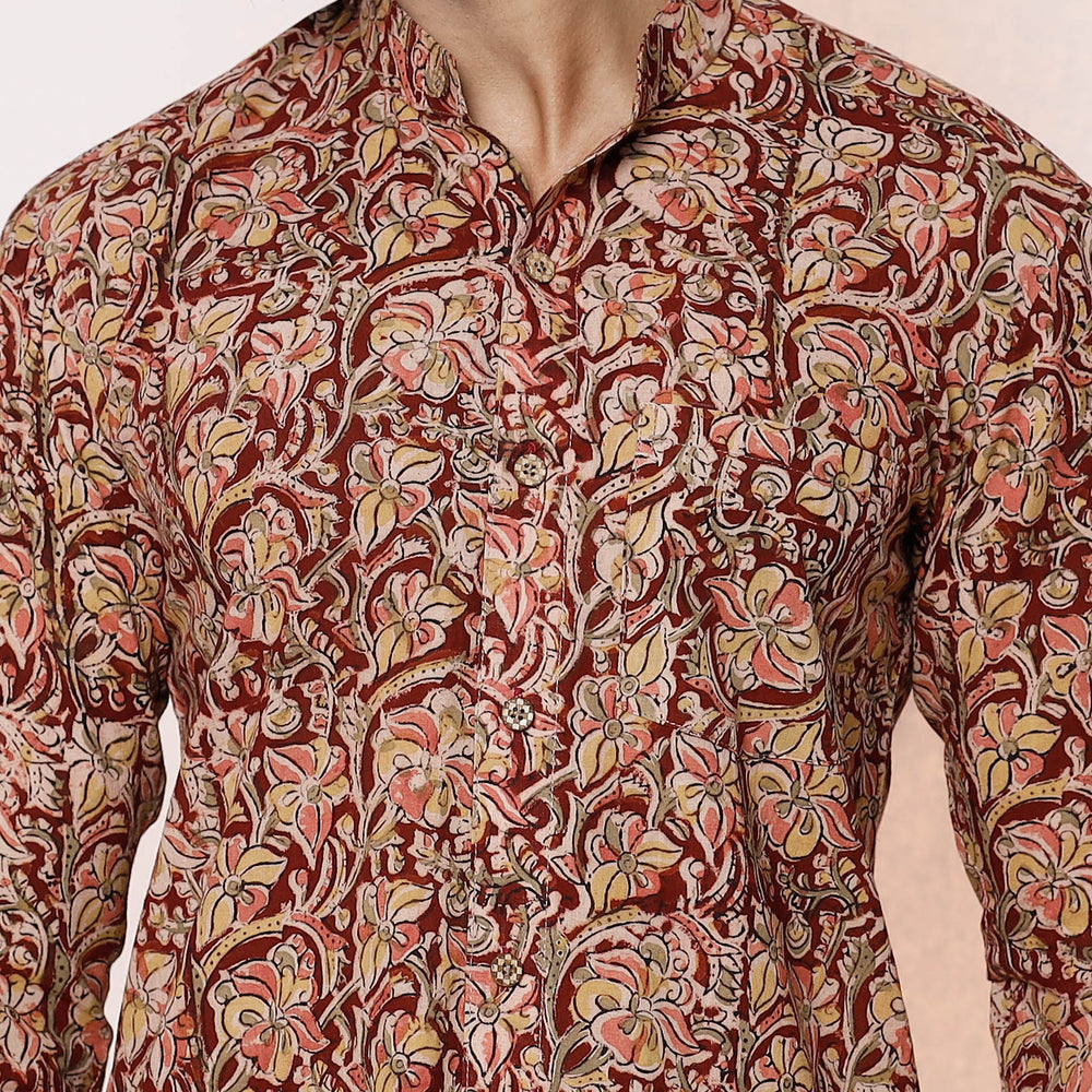 Block Printed Men Shirt