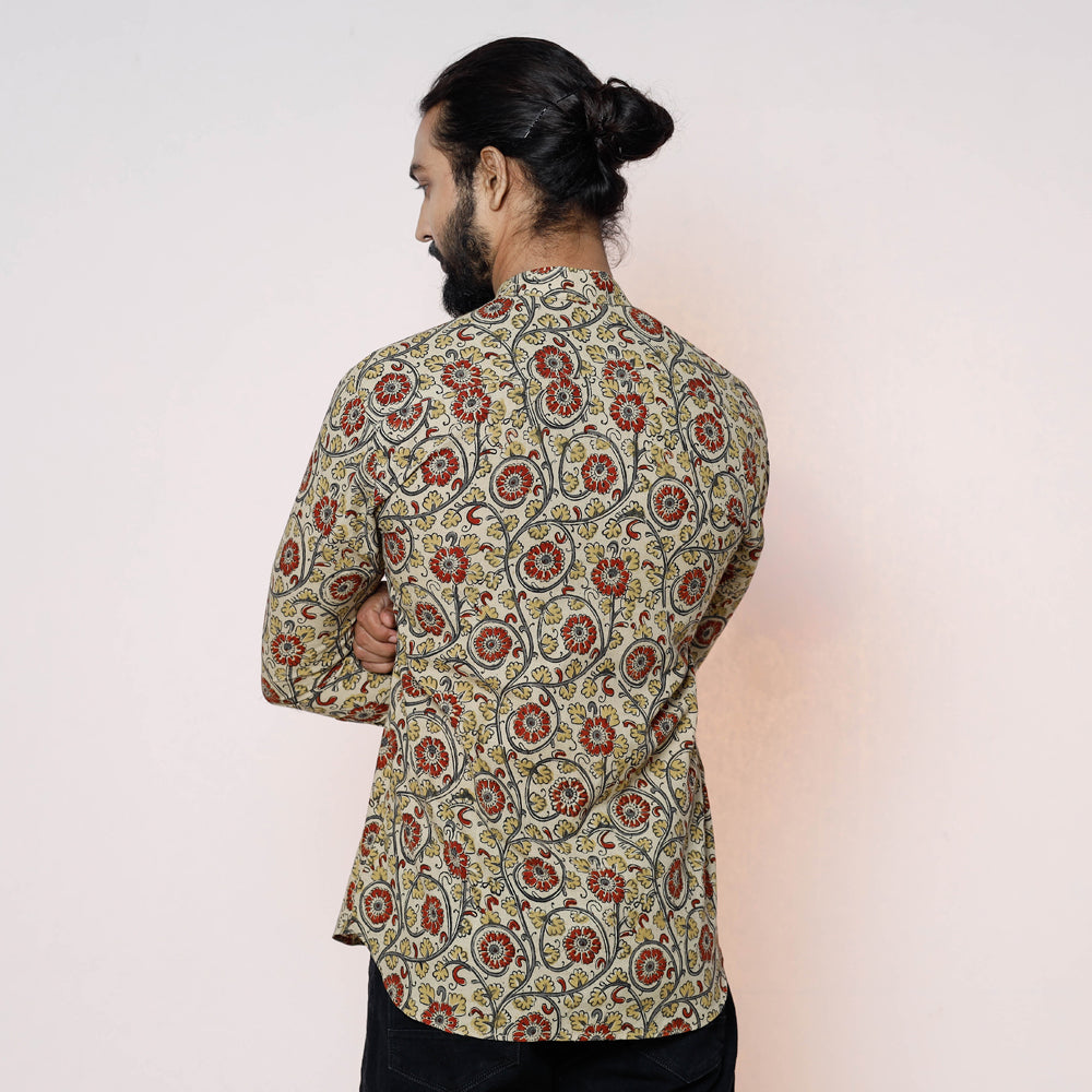 Kalamkari block printed shirt