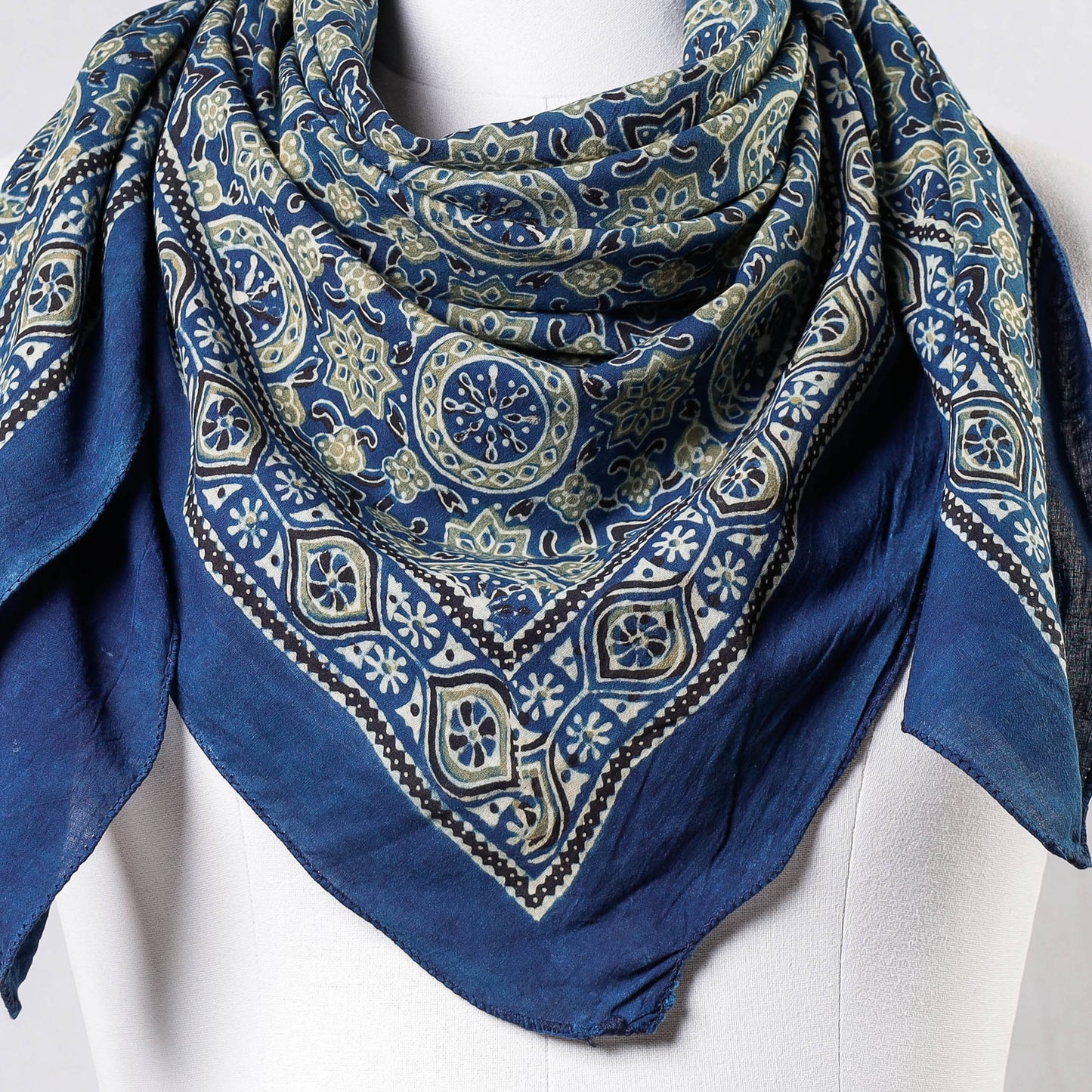 block print scarf