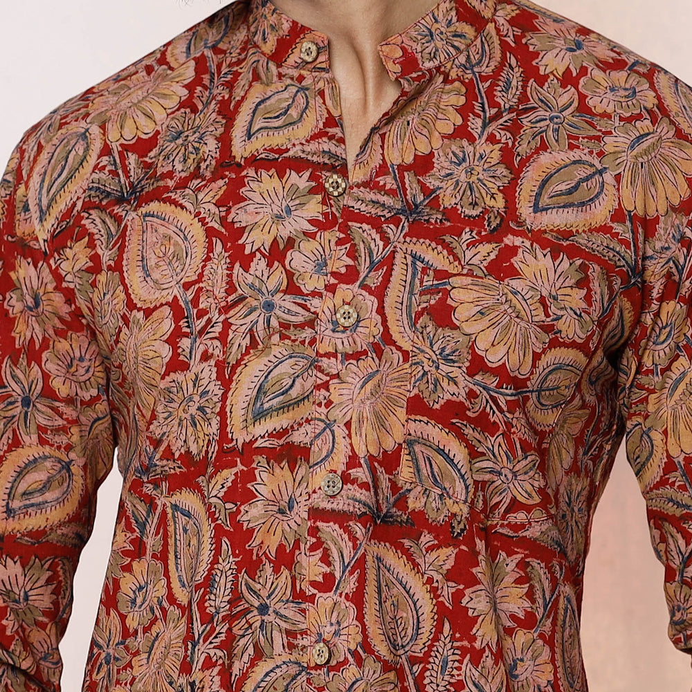 Block Printed Men Shirt