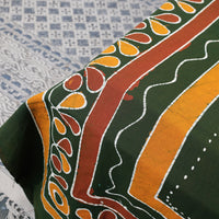 batik double bed cover set