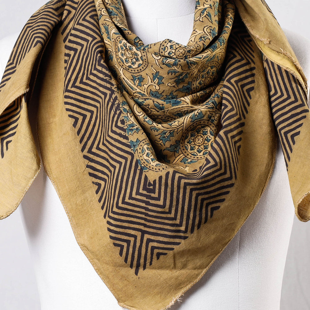 Ajrakh Cotton Scarf 