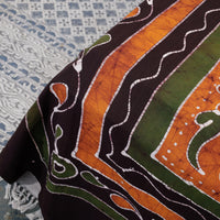 batik double bed cover set