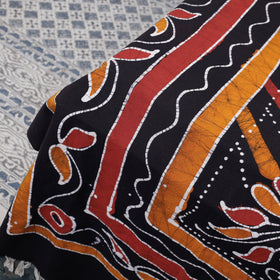  Hand Batik Printed Cotton Double Bed Cover with Pillow Covers 