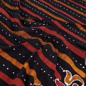  Hand Batik Printed Cotton Double Bed Cover with Pillow Covers 