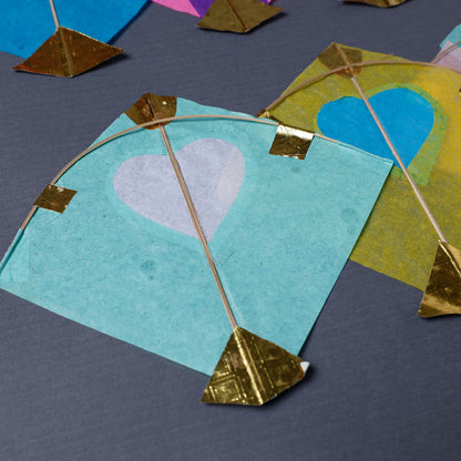 पतंग Kite - Handmade Paper Work Decor Item (Set of 10)