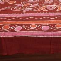 batik double bed cover set