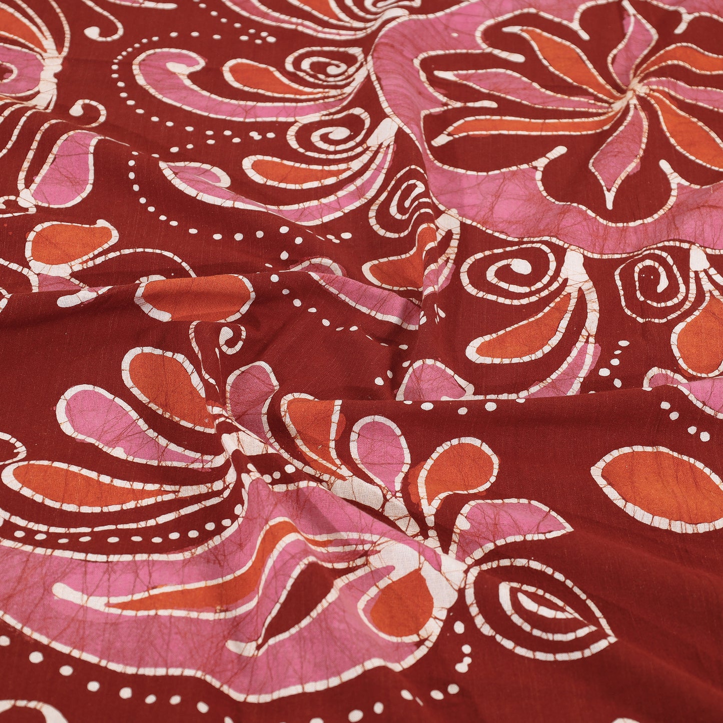 batik double bed cover set