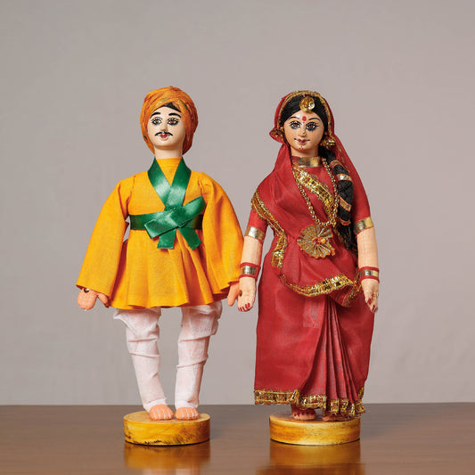 handmade couple doll