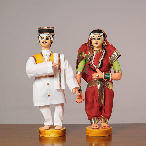 Maharashtrian Couple Doll