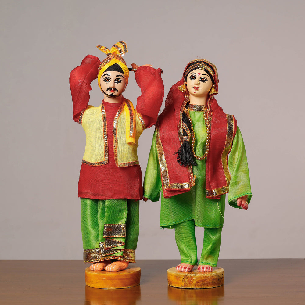 Punjabi Couple Dolls
