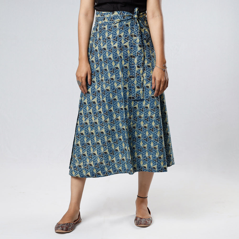 ajrakh cotton skirt 