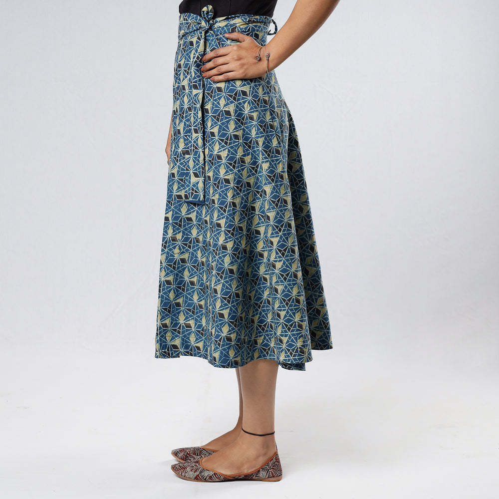 ajrakh cotton skirt 