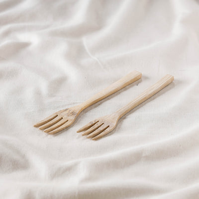 Handcrafted Wooden Fork (Set of 2)