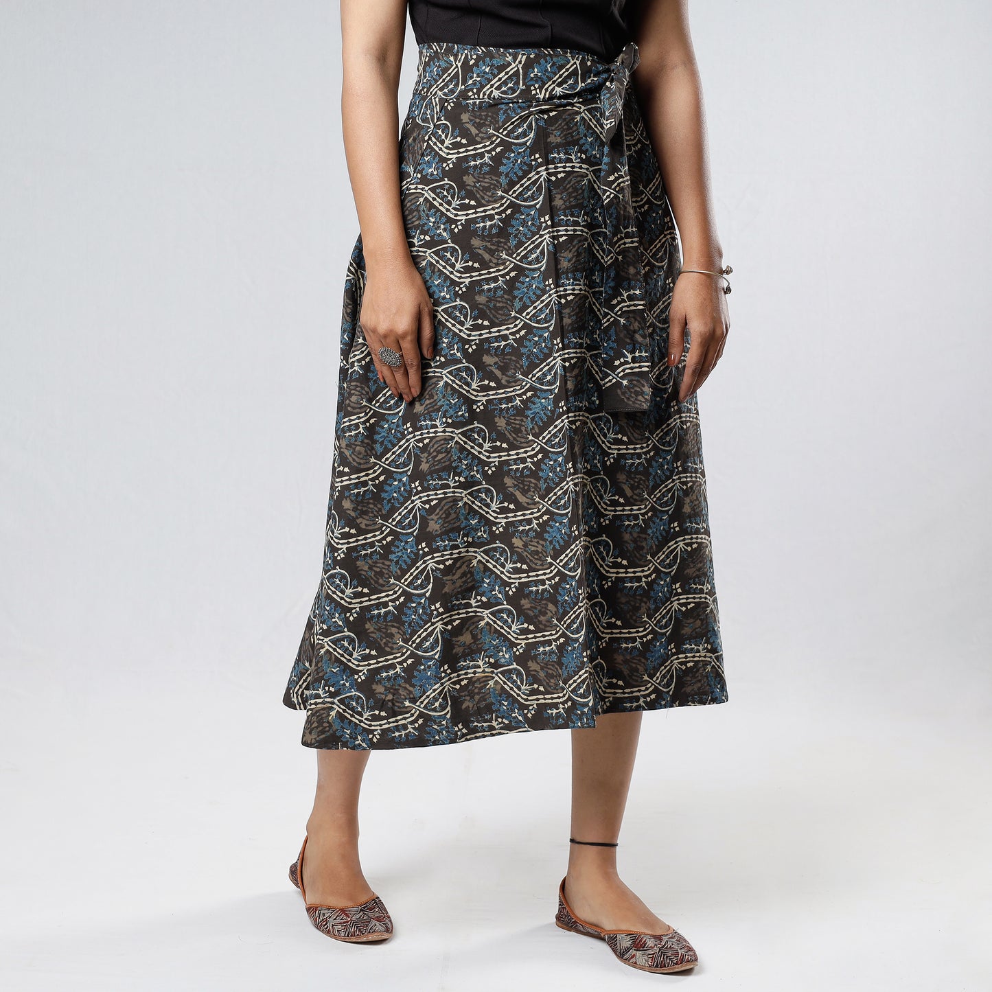 ajrakh cotton skirt 