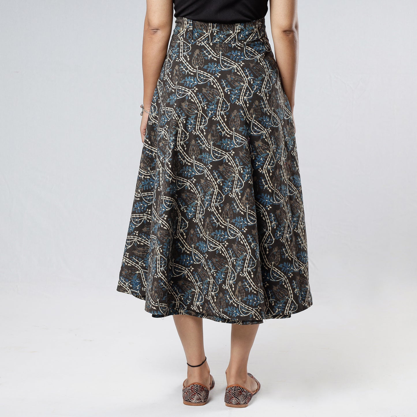 ajrakh cotton skirt 