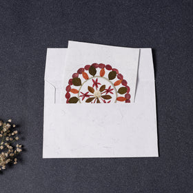  Mandala - Flower Art Handmade Paper Greeting Card 