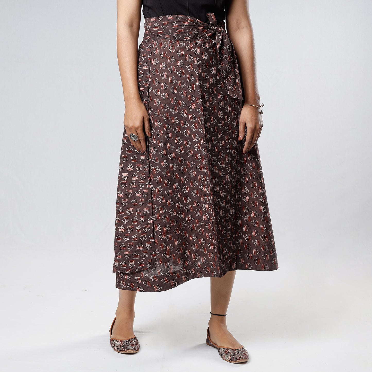 ajrakh cotton skirt 