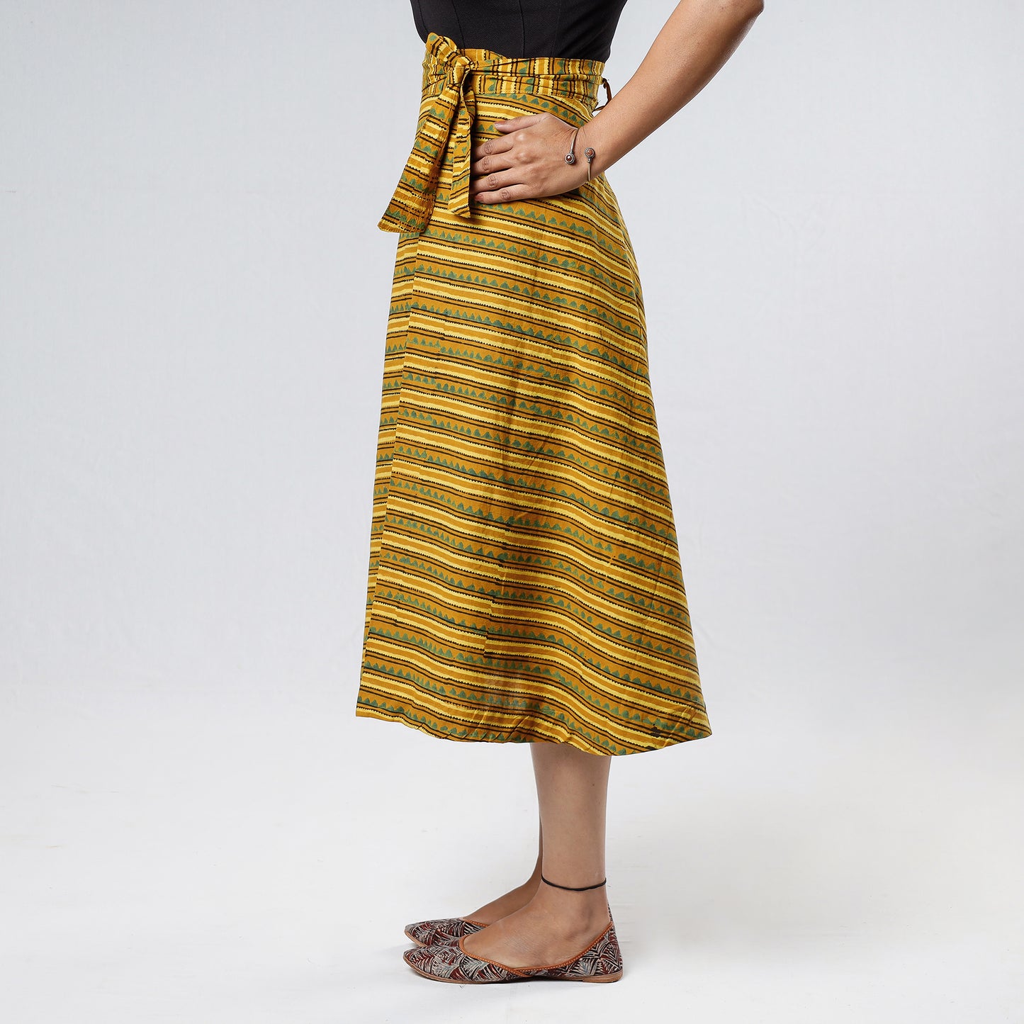 ajrakh cotton skirt 