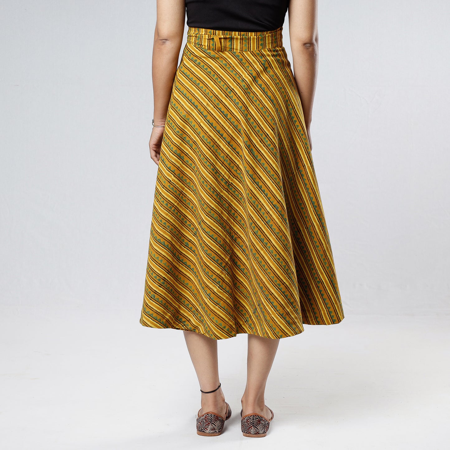 ajrakh cotton skirt 