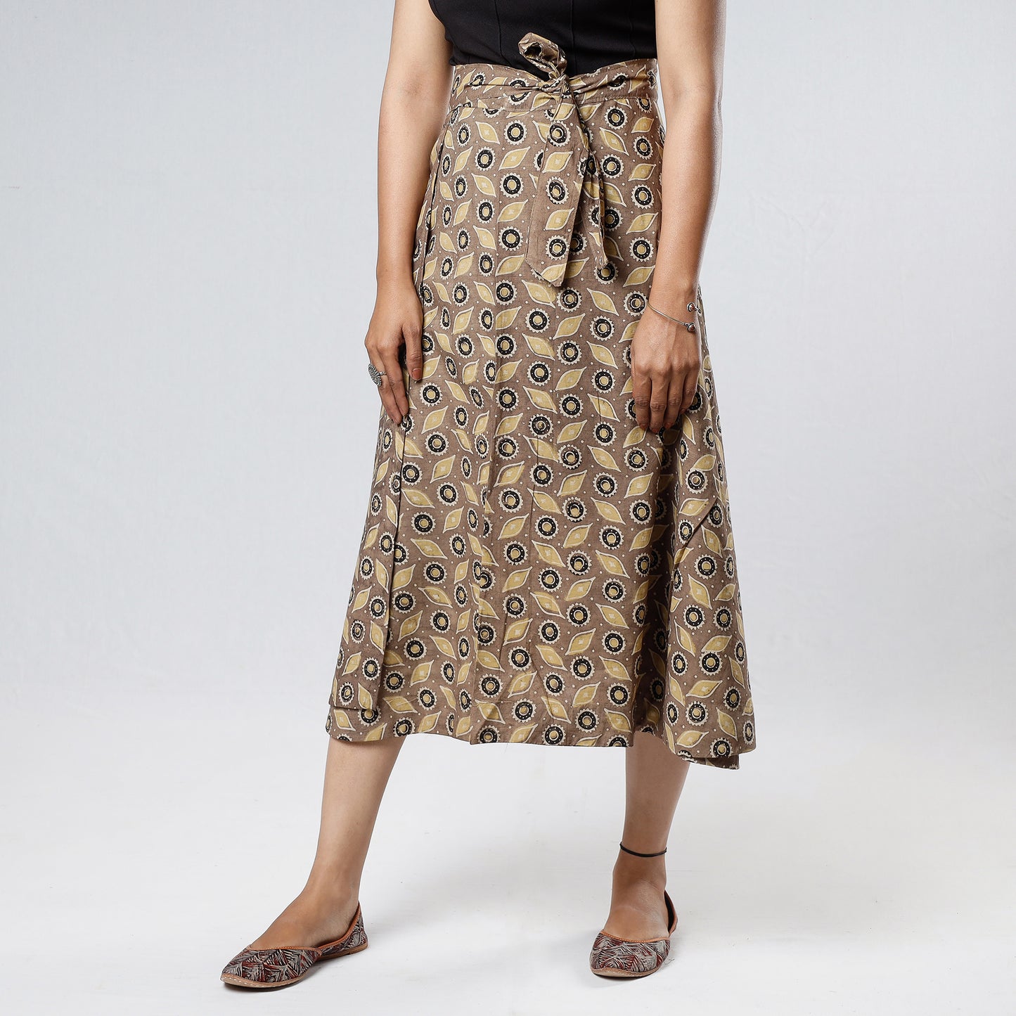 ajrakh cotton skirt 