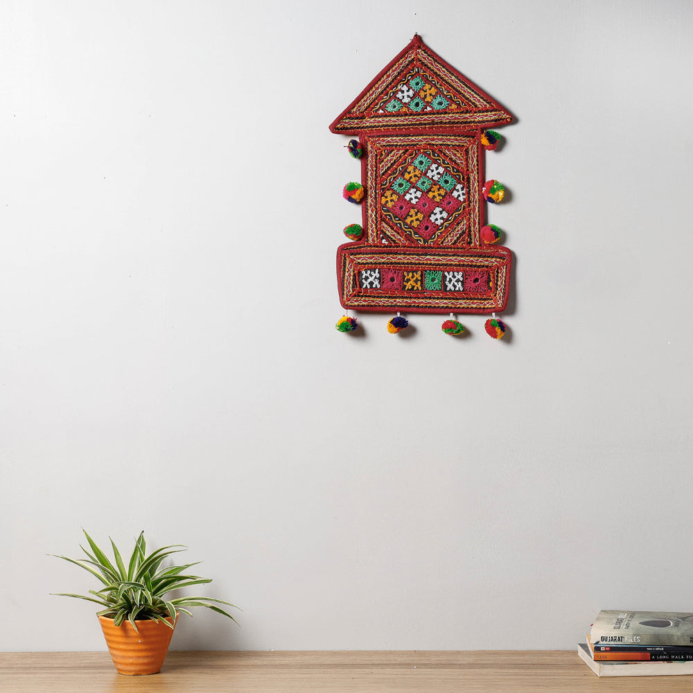 embroidered wall hanging 