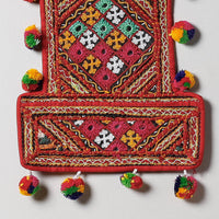 Mirror Work Kutch Hand Embroidered Wall Hanging Letter Holder