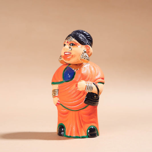 Handpainted Terracotta Bobble Head - Lala Ji's Wife