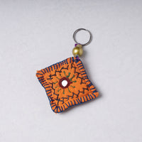 Handmade Mirror & Threadwork Keychain