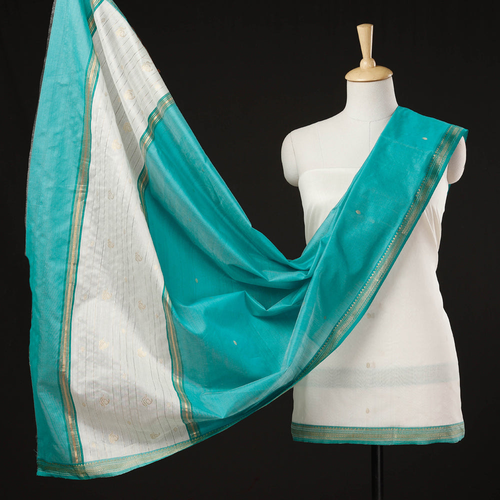 chanderi silk dress material