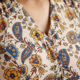 Buy Kalamkari Printed Cotton Stitched Blouse 
