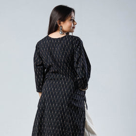 Buy iTokri Casuals - Ikat Weave Cotton Long Kurta Online at iTokri.com