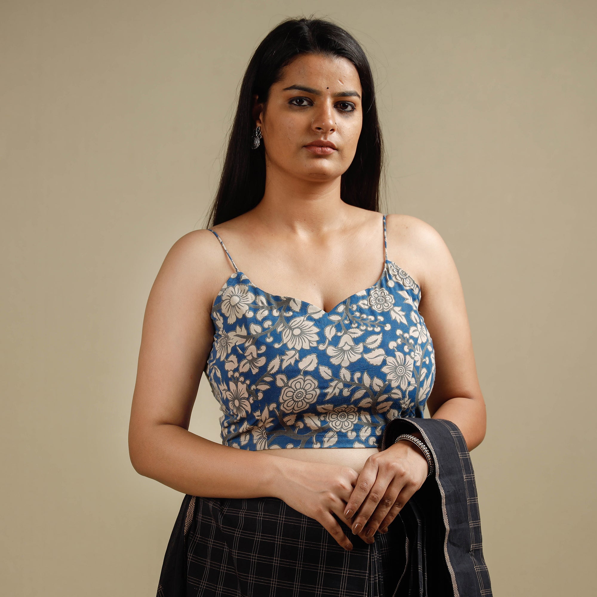 Kalamkari Stitched Blouse
