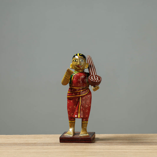 Veena Lady - Kondapalli Handcrafted Wooden Toy